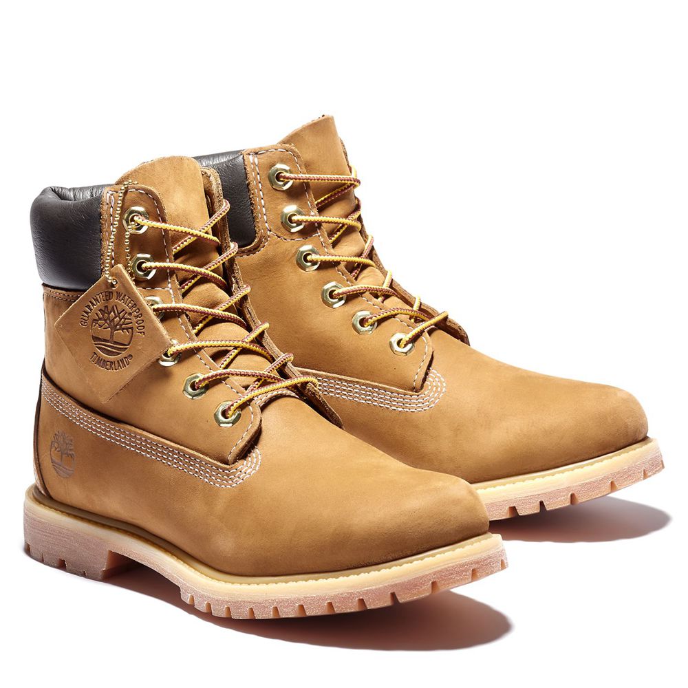 Bocanci 6-Inch Timberland Dama Maro - Premium Waterproof - Romania - GEAMCQ389